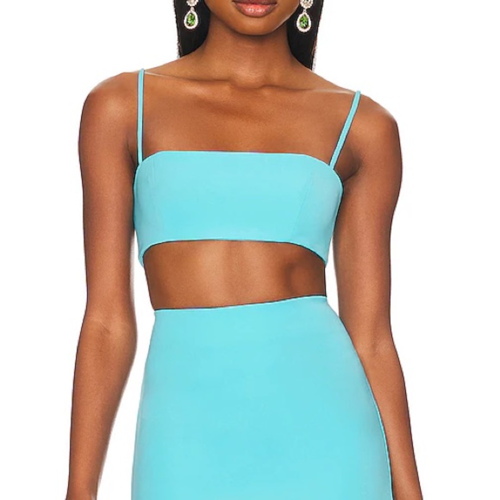 Turquoise Cutout Dress